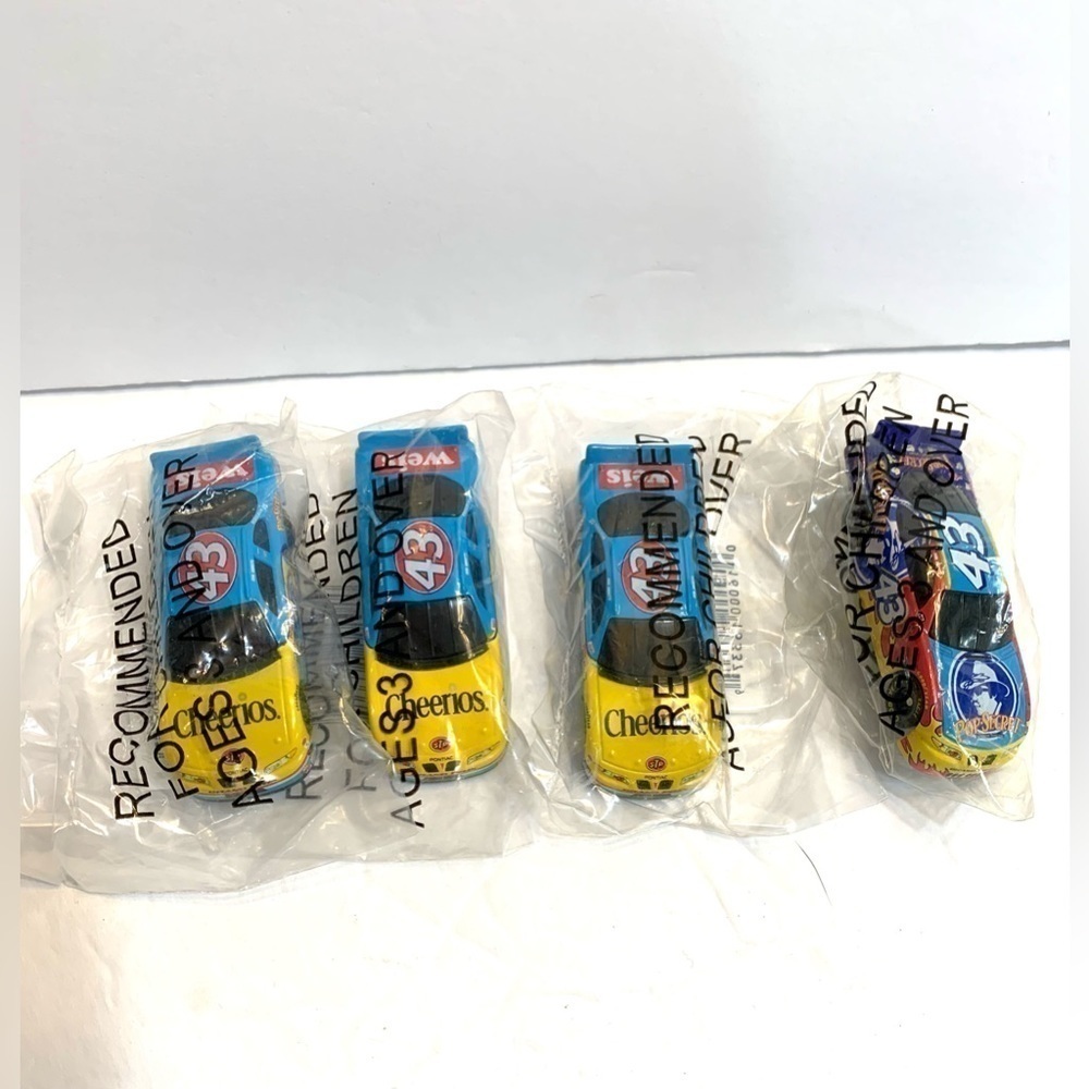 Lot Of 4 General Mills #43 Pop Secret Cheerios NASCAR Richard Petty NEW/Sealed